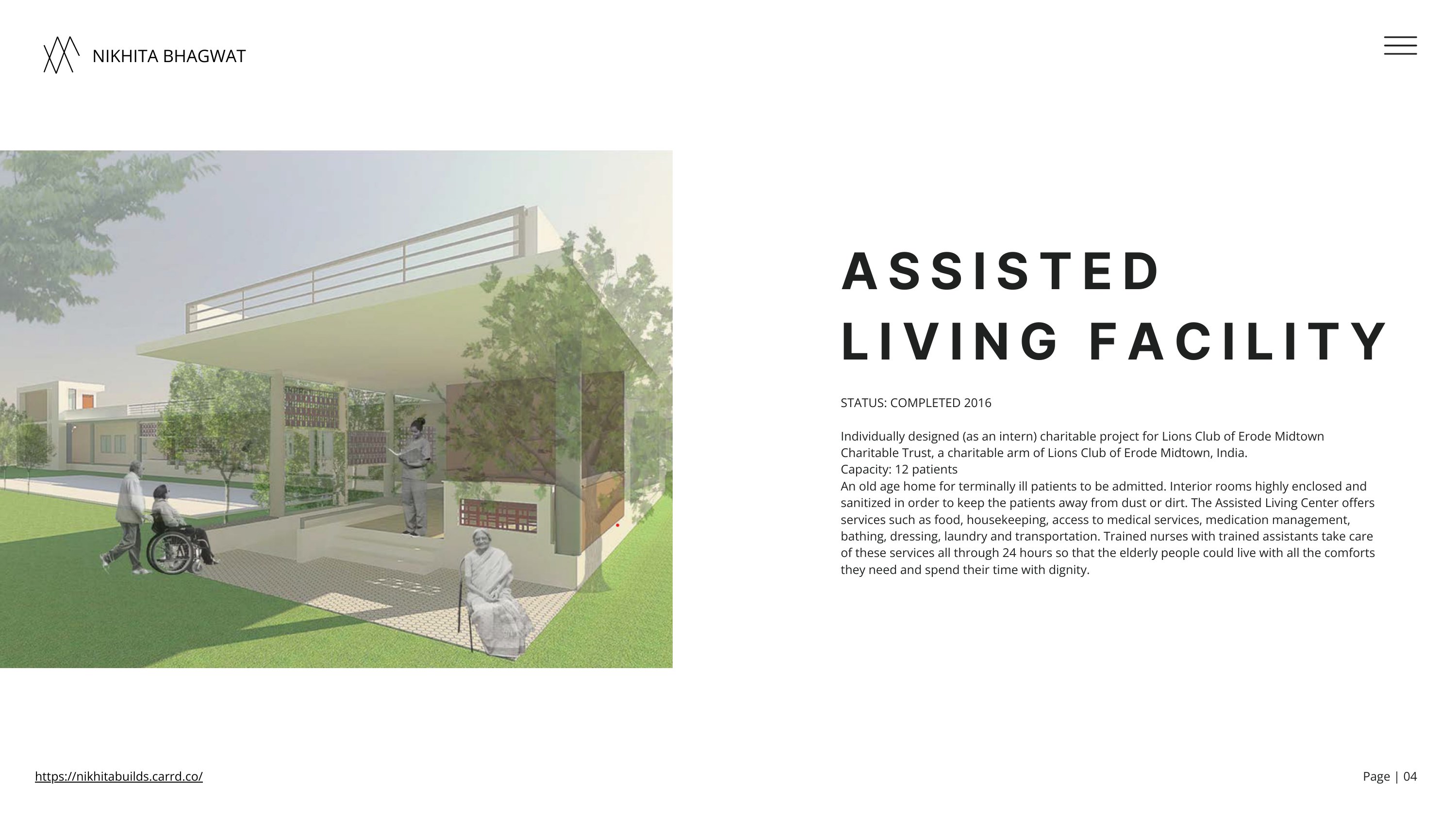 Assisted Living Facility render